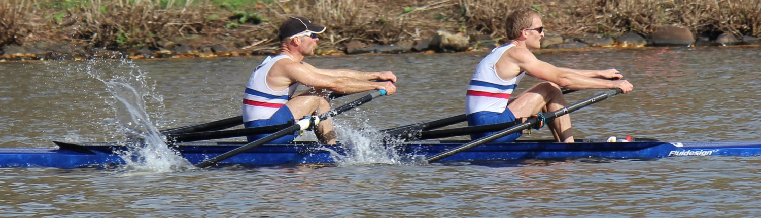 Founders of Rojabo.com rowing at Head of the Charles